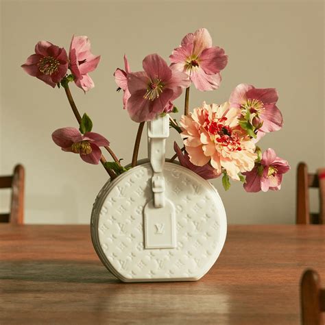 lv vase|Porcelain Vase Petite Boite Chapeau .